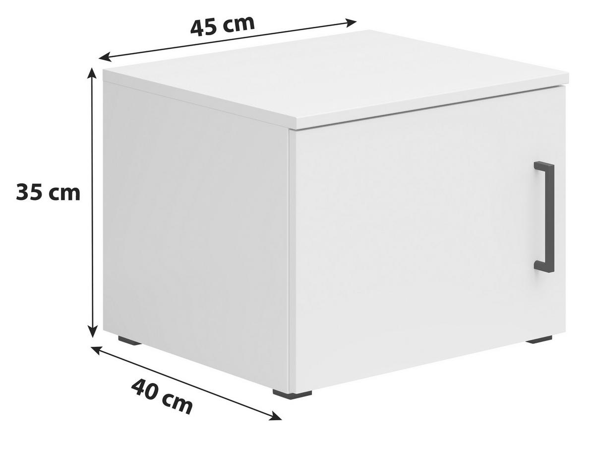 Aufsatzschrank 45 Cm Multi Cabinet ,eiche Artisan - Eiche Artisan, MODERN, Holzwerkstoff (45/35/40cm)