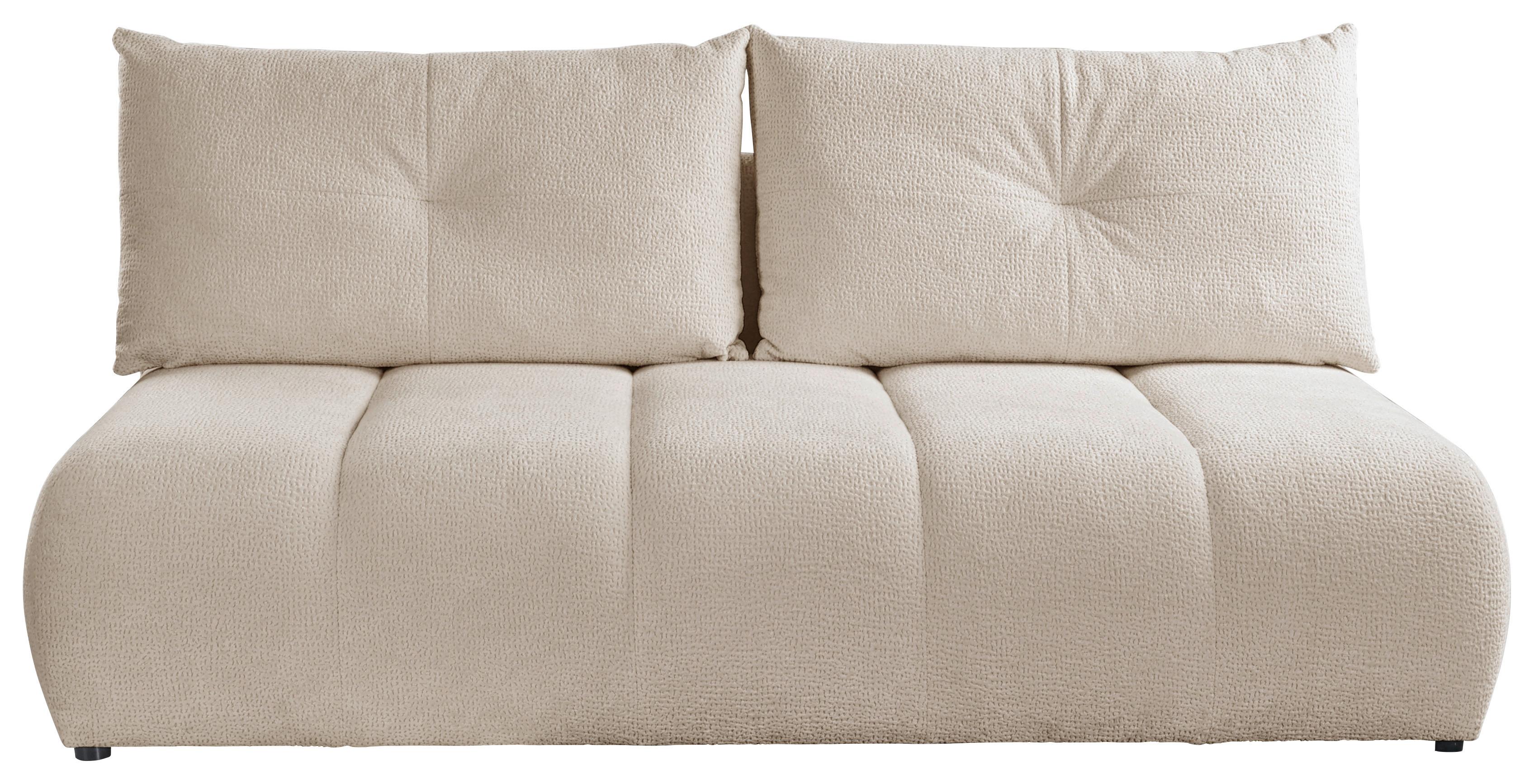 Schlafsofa Milo, Beige B: 209 Cm - Beige/Creme, Design, Holz/Holzwerkstoff (209/100/103cm) - MID.YOU