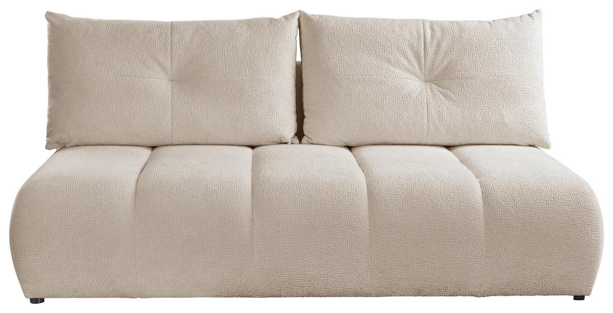 Schlafsofa Milo, Beige B: 209 Cm - Beige/Creme, Design, Holz/Holzwerkstoff (209/100/103cm) - MID.YOU