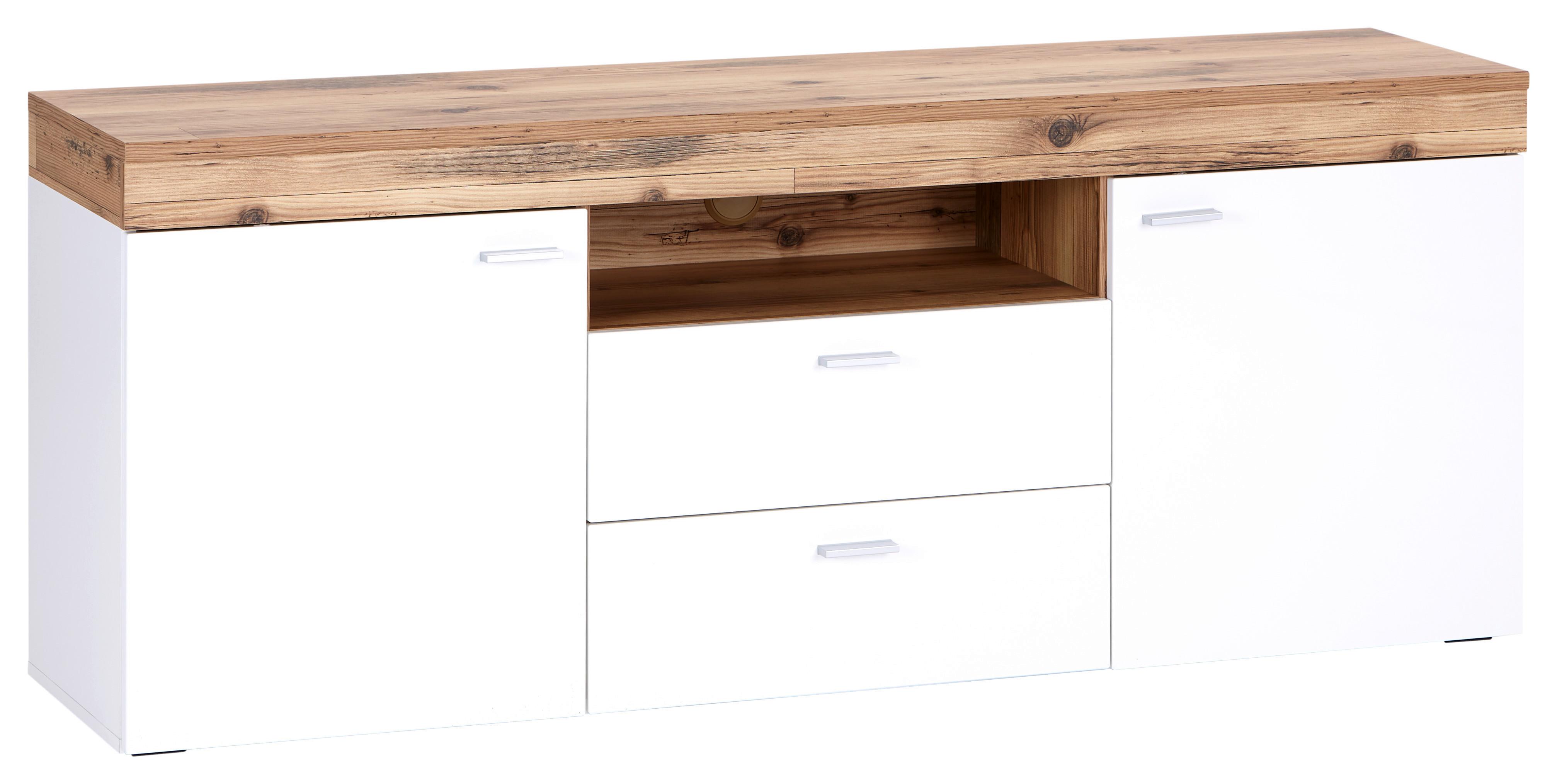 Tv Stolík Henry Herf02 - Natur, kompozitné drevo/plast (160/65,2/40cm)