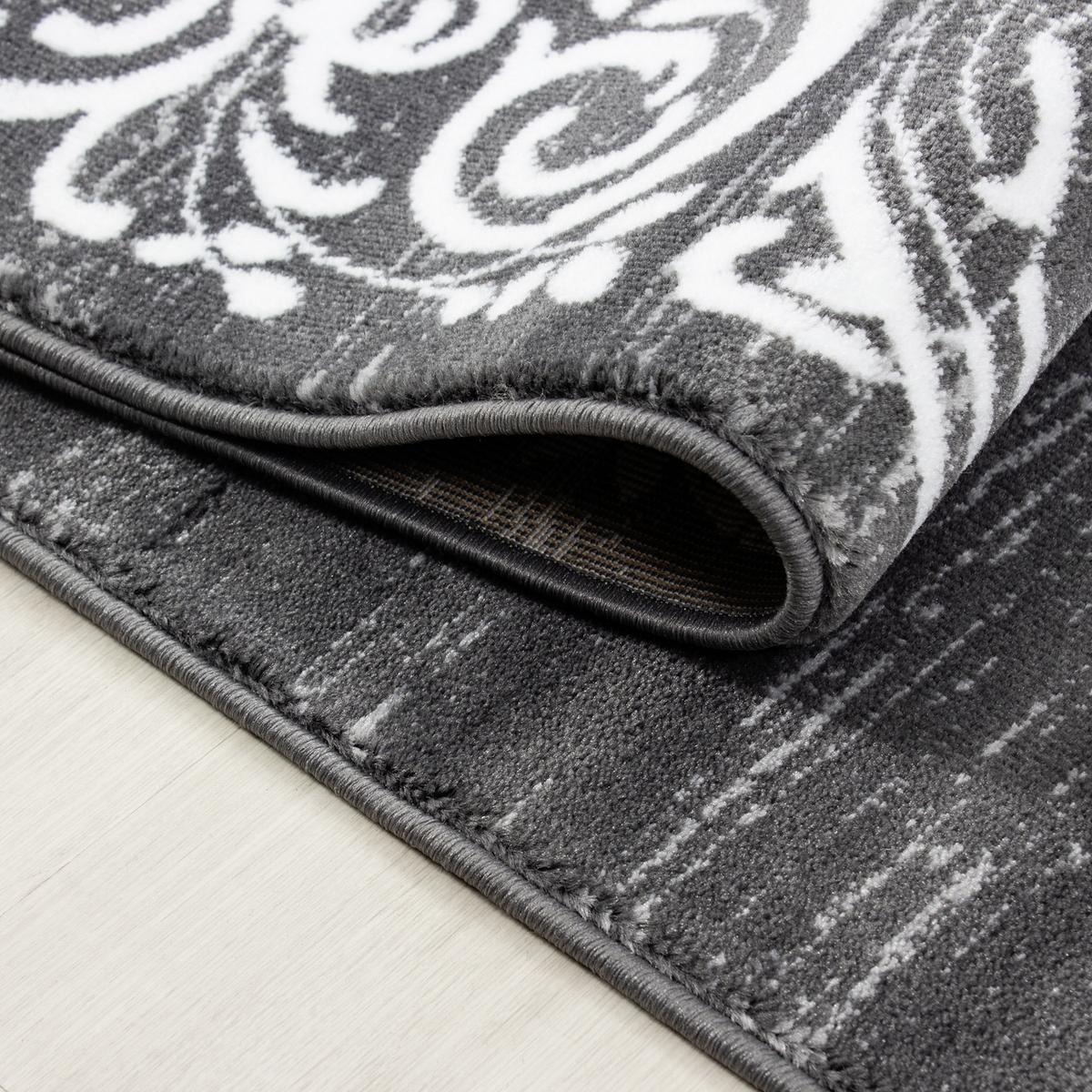 Webteppich Grau Naturfaser Miami 120x170 cm - Grau, Trend, Textil (120/170cm)