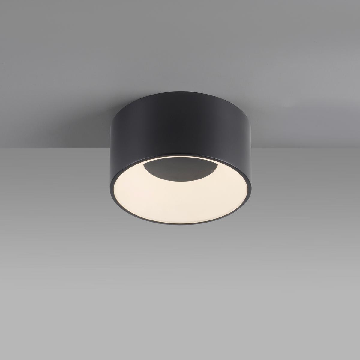 LED-Deckenleuchte 14325-18 Tanika - Schwarz, MODERN, Kunststoff/Metall (16/16/8cm)