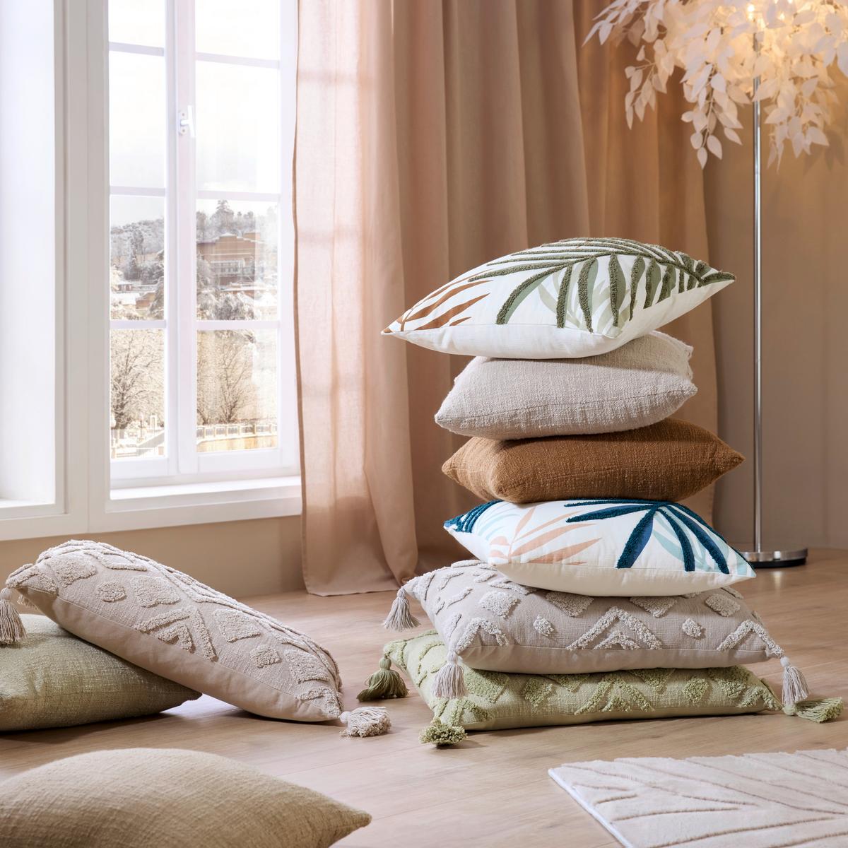 DEKORAČNÝ VANKÚŠ SASCHA - hnedá, Konventionell, textil (45/45cm) - Mömax