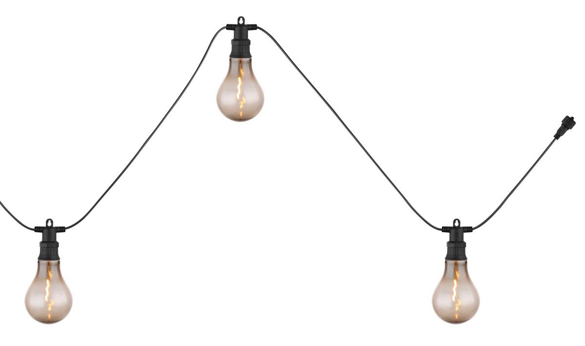 Lichterkette 3415 - Schwarz, Basics, Kunststoff (750/8/12cm) - Globo