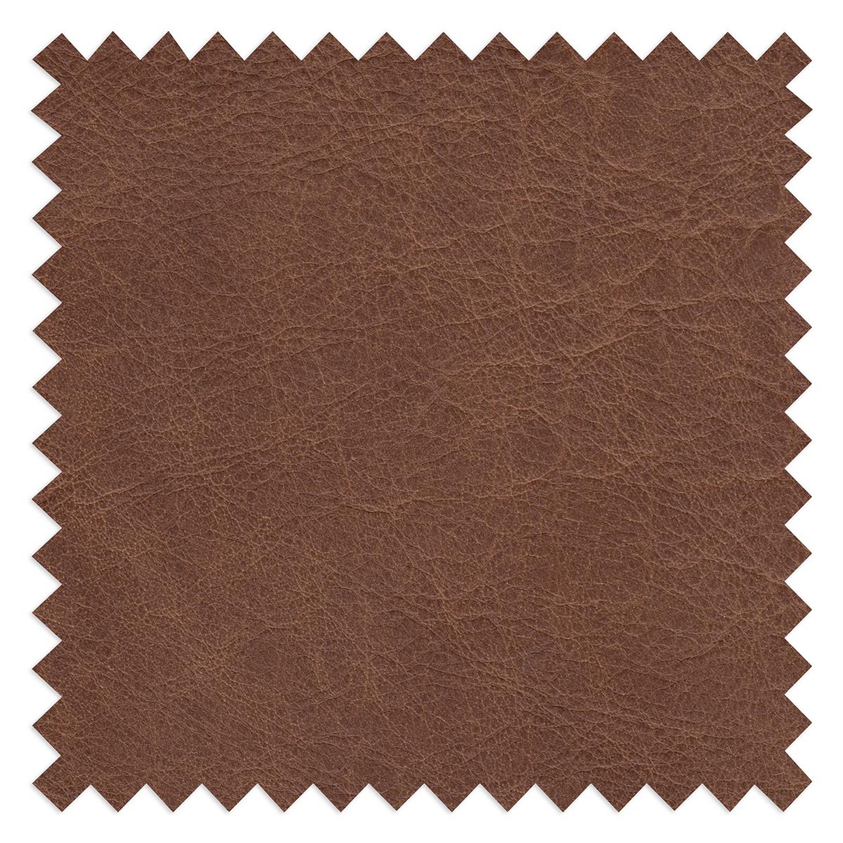 Zierkissen Spring Echtleder Dunkelbraun B: 52 cm - Dunkelbraun, Design, Leder (52/42/7cm) - Livetastic