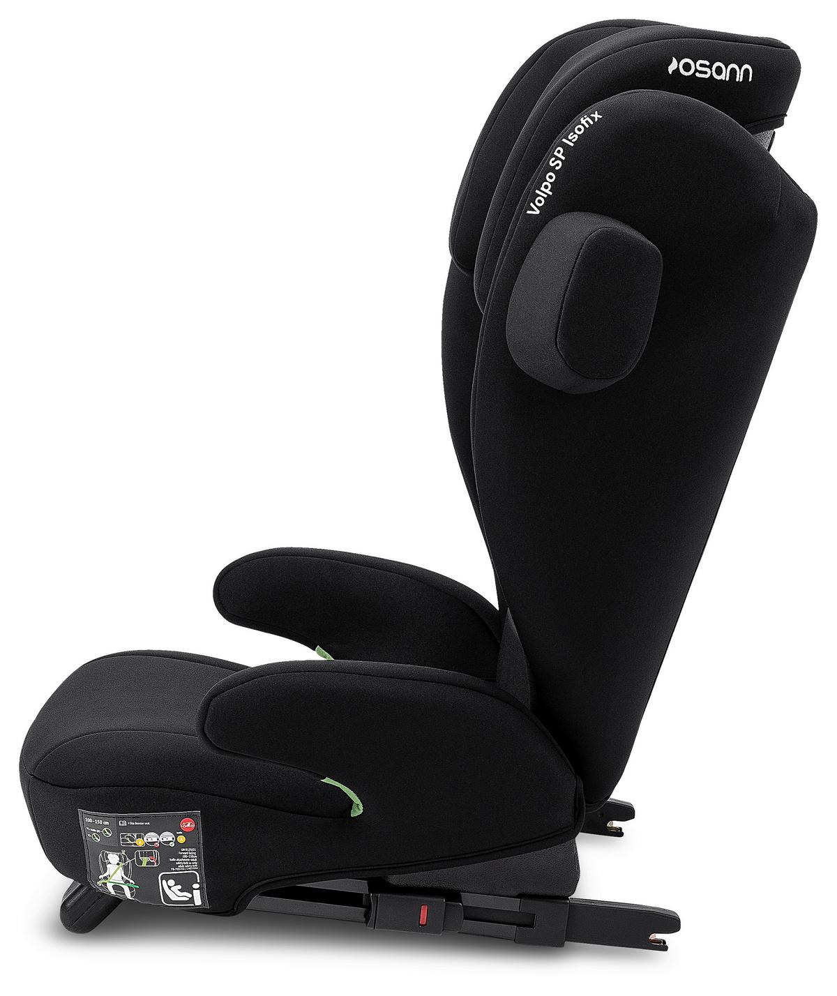 Kinderautositz Osann  Volpo Sp Isofix - Schwarz, Basics, Kunststoff/Textil (37/43/77cm) - Osann