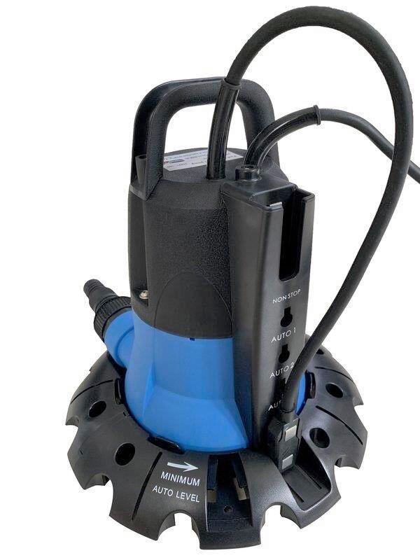 KOMBIPUMPE 2-IN-1-ENTWÄSSERUNGSPUMPE - Schwarz, Basics, Kunststoff/Metall (18/31/22cm)