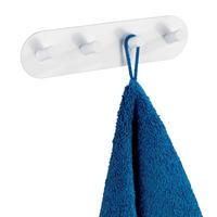 Hakenleiste Piceno Quadro 22933100 - Weiß, KONVENTIONELL, Metall (19,8/5/2cm) - Wenko