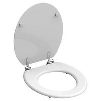 WC-Sitz 84000 - Weiß, KONVENTIONELL, Holzwerkstoff (37,4/45,3cm)