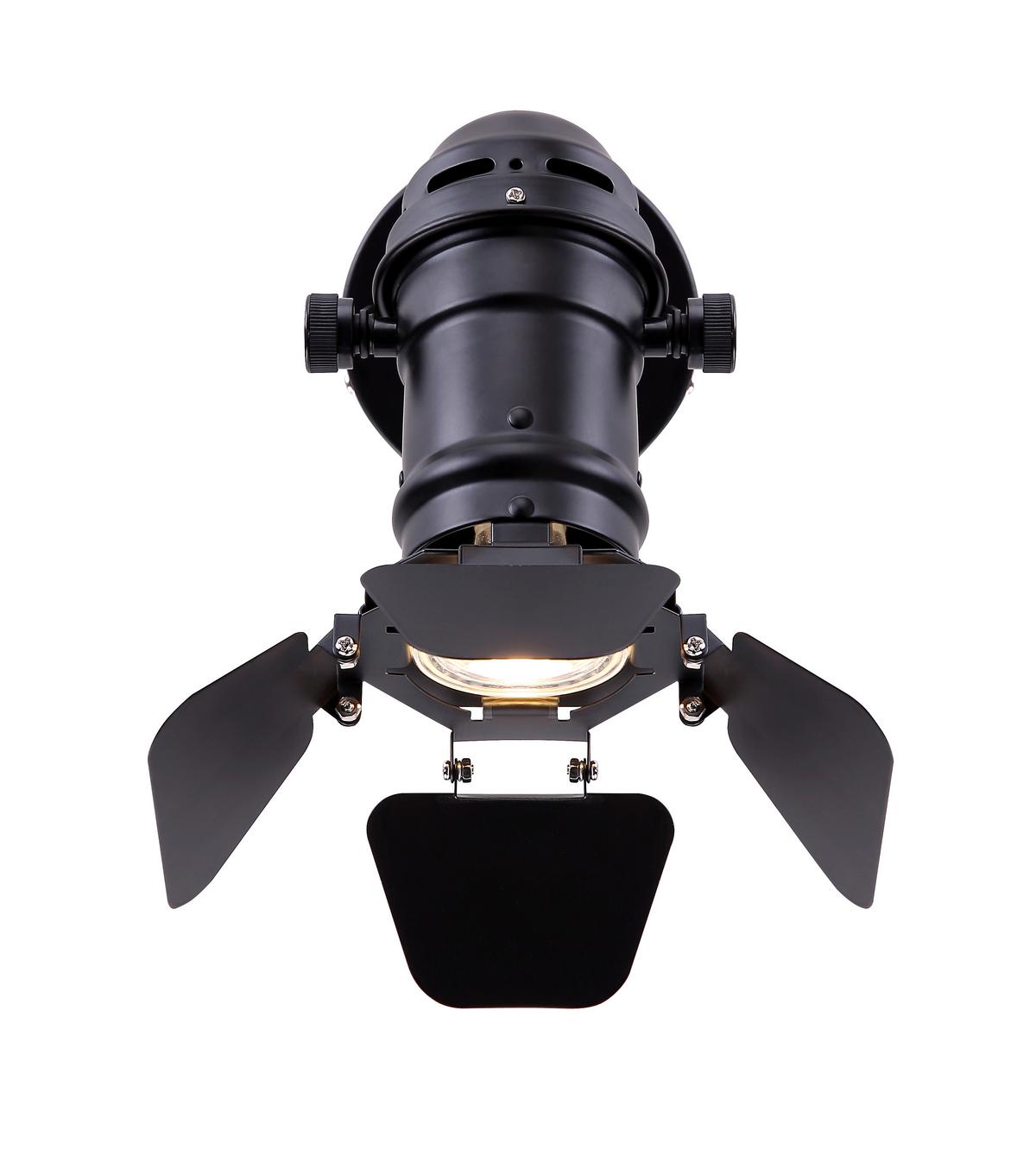 Strahler 1-Flammig verstellbar L: 16 cm - Schwarz, Trend, Metall (16/24,5/21,5cm) - Globo