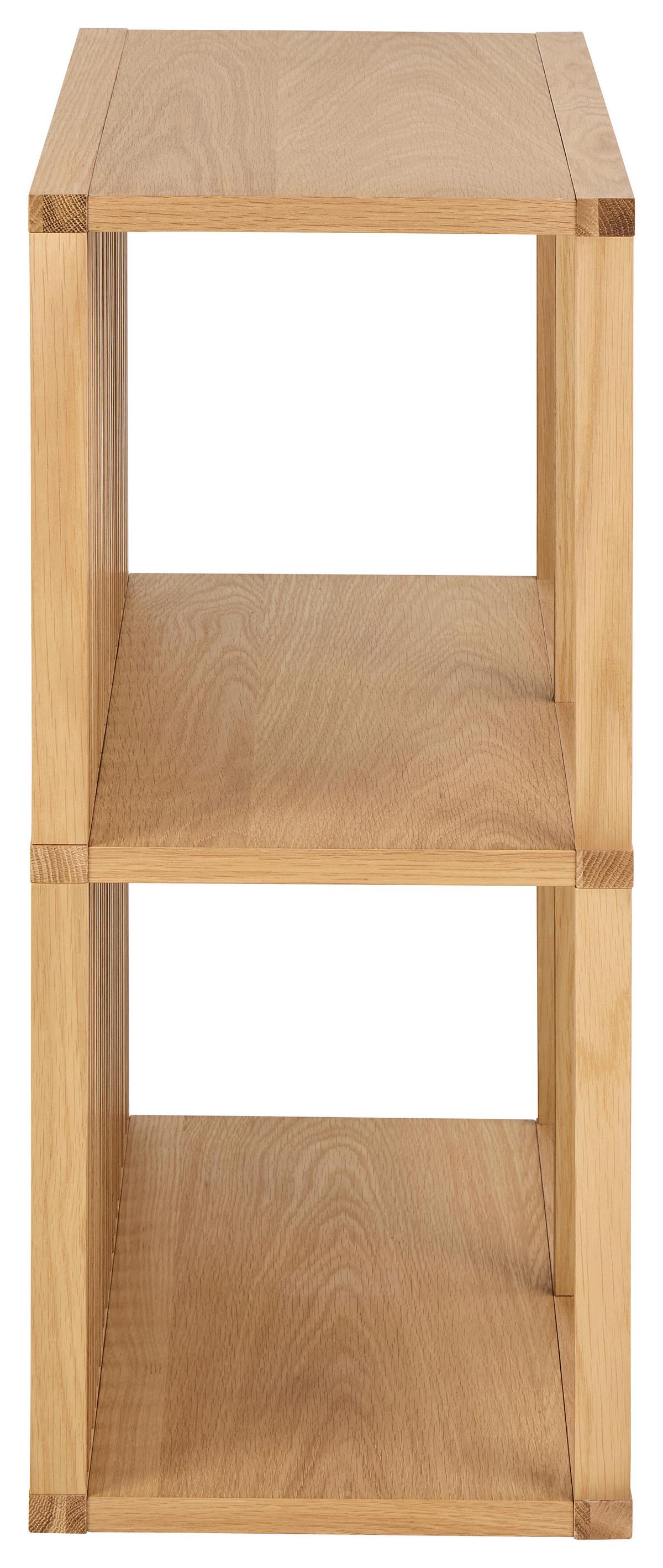 NÁSTENNÝ REGÁL WELLINGTON - farba duba, Design, kompozitné drevo (67/69/31cm) - MID.YOU
