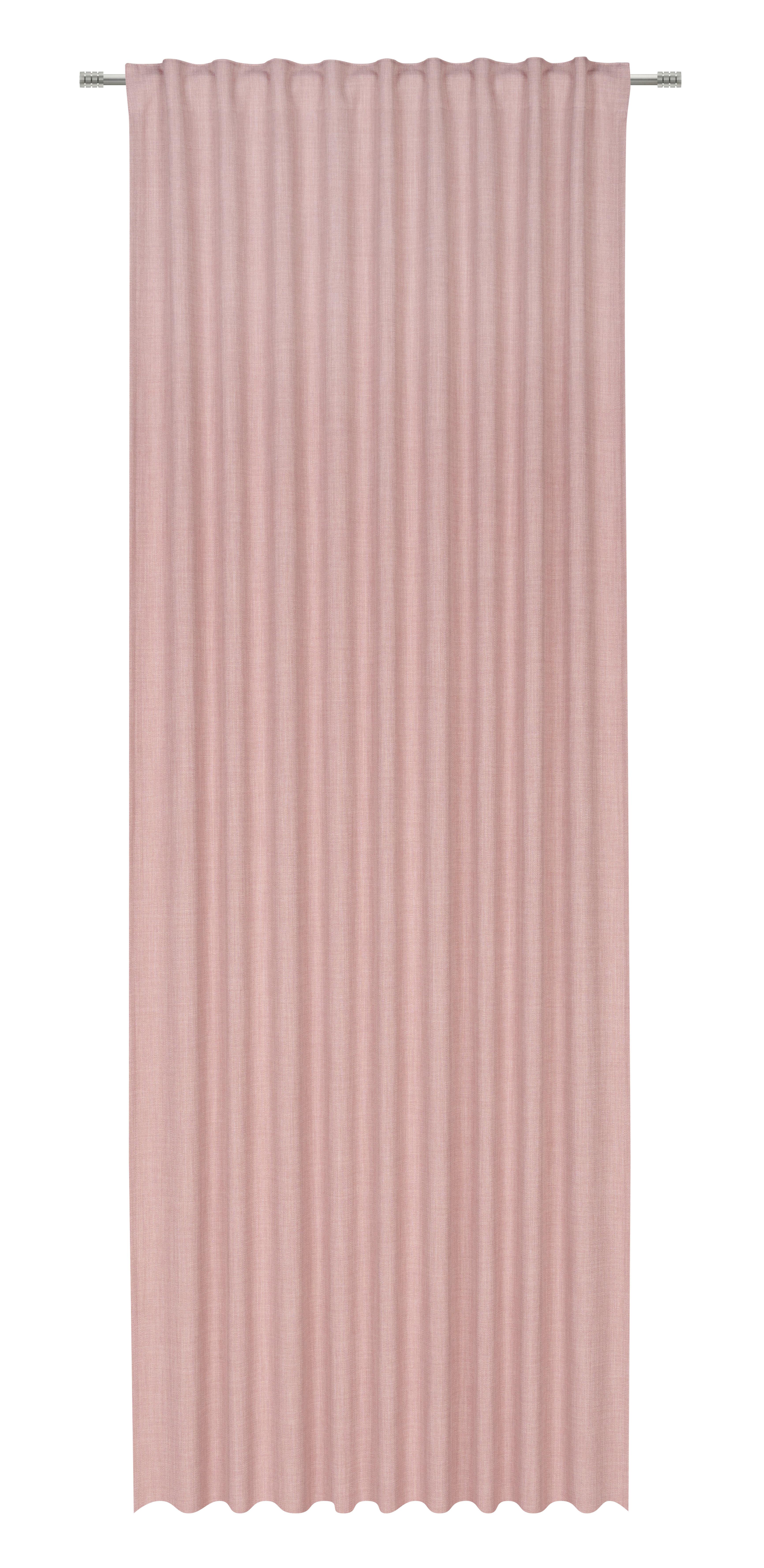 HOTOVÝ ZÁVĚS LEO, 135/255 cm, růžová - růžová, textil (135/255cm) - Premium Living