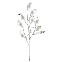 Umelá rastlina Výška: 76 cm - hnedá/biela, Basics, plast (76cm) - Mömax