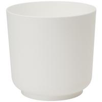Obal na květináč SIENA ECO RECYCLED 13 - bílá, Konvenční, plast (13/12,5cm) - Mömax