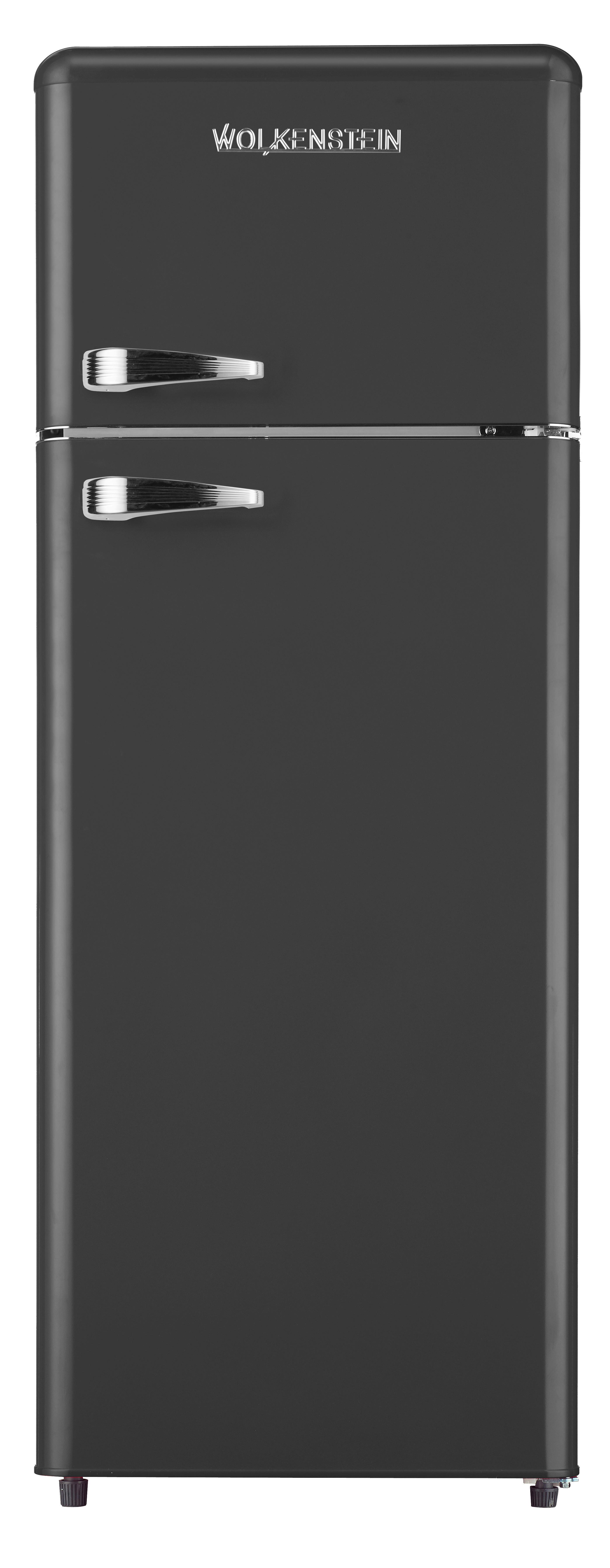 Kühl-Gefrierkombination Gk 212.4rt B Schwarz 172+39 L - Schwarz, Basics, Kunststoff/Metall (54,50/145,60/62,60cm)