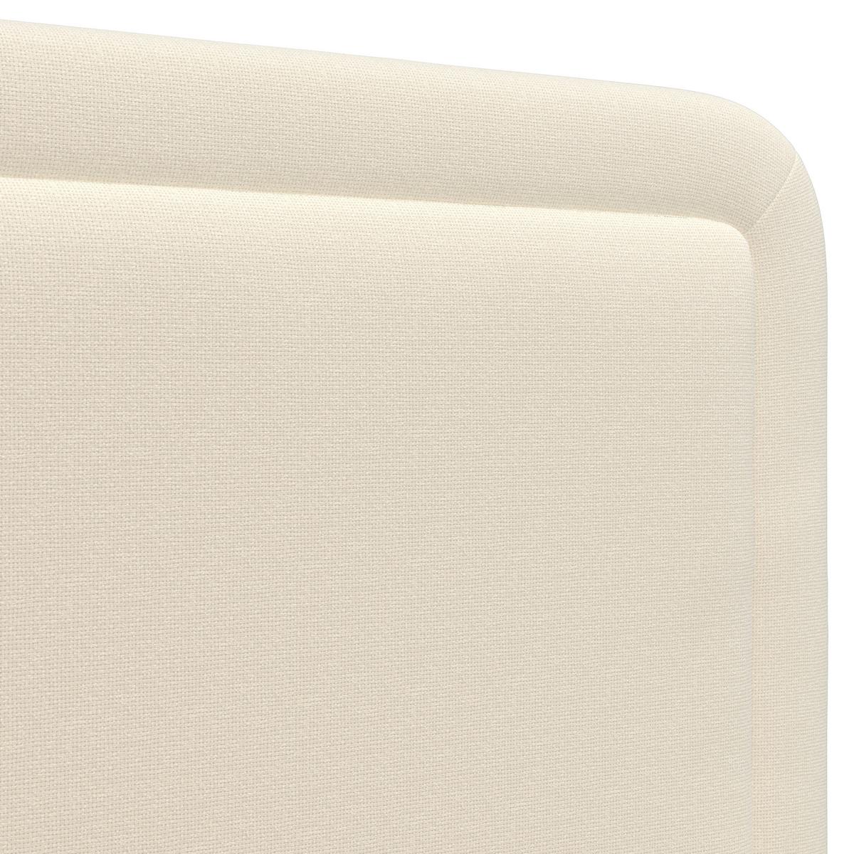 Čalouněná postel XIRELIA 160x200 cm, slonovinová - barvy dubu/slonovinová, Moderní, kov/dřevo (160/200cm) - Bessagi Home