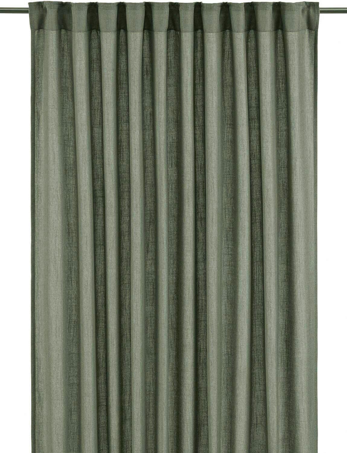 HOTOVÝ ZÁVES CECIL - zelená, Basics, textil (145/320cm) - Svanefors