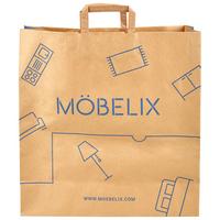 NÁKUPNÍ TAŠKA Möbelix - hnědá, Basics, papír (45/48/18cm)
