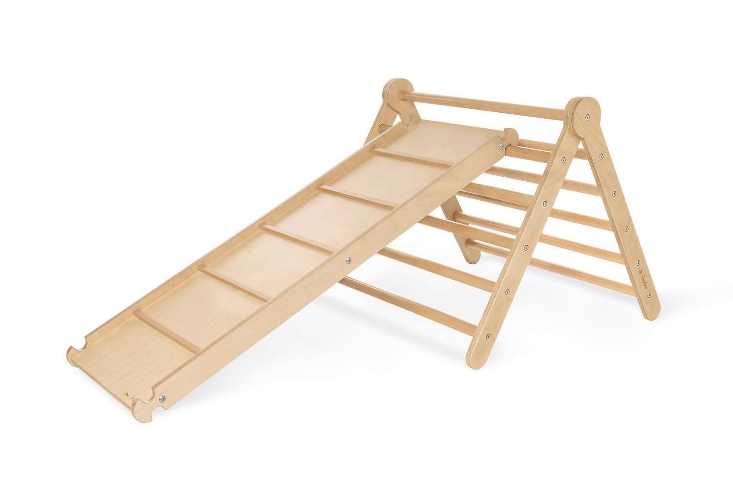 Motorikspiel Kletterset Kari - Birkefarben/Buchefarben, Basics, Holz (115/75/62cm) - Pinolino