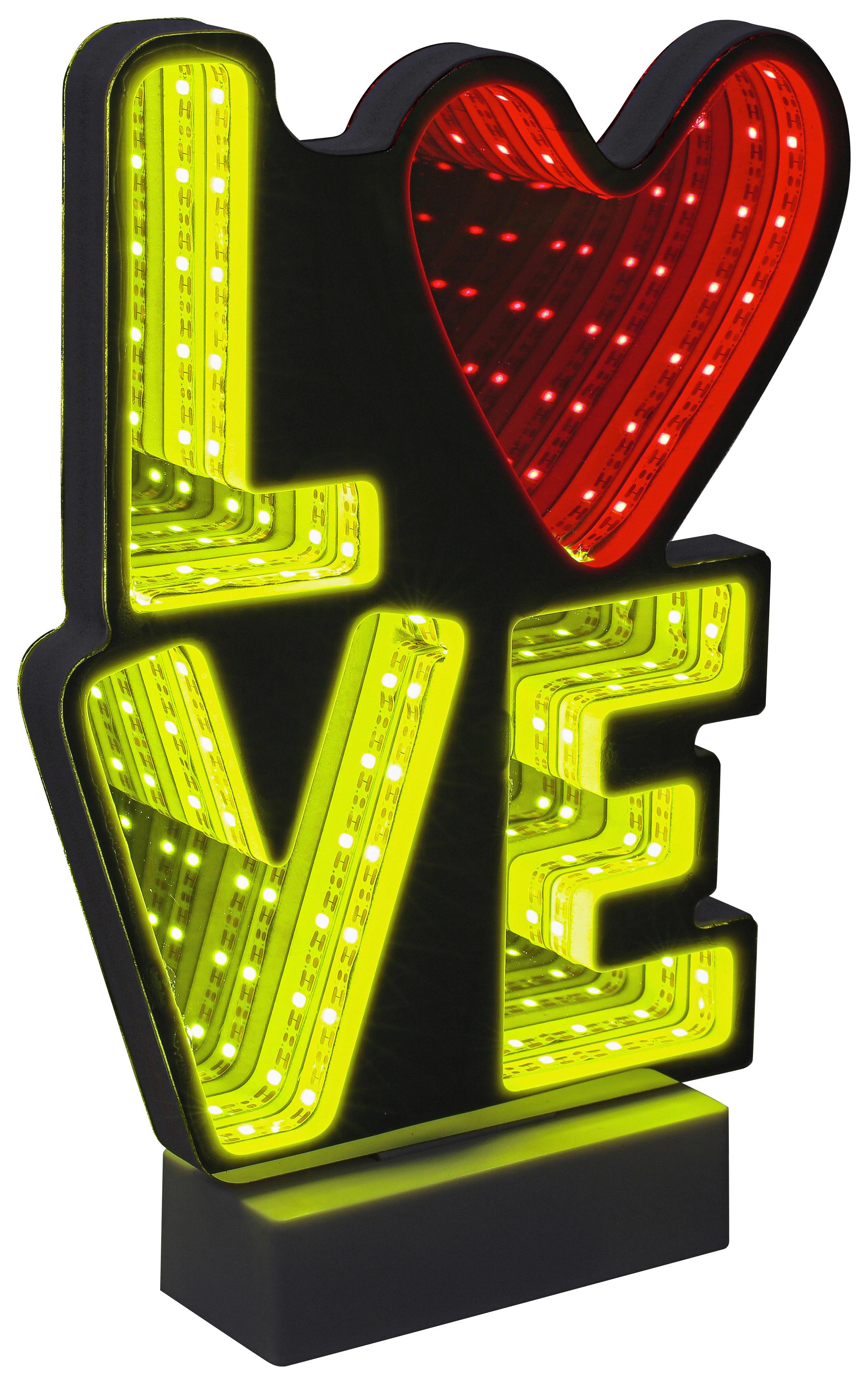 LED-DEKOLEUCHTE CLEMENTINE - Chromfarben/Weiß, Basics, Kunststoff (18/4,6/26,9cm) - Luca Bessoni