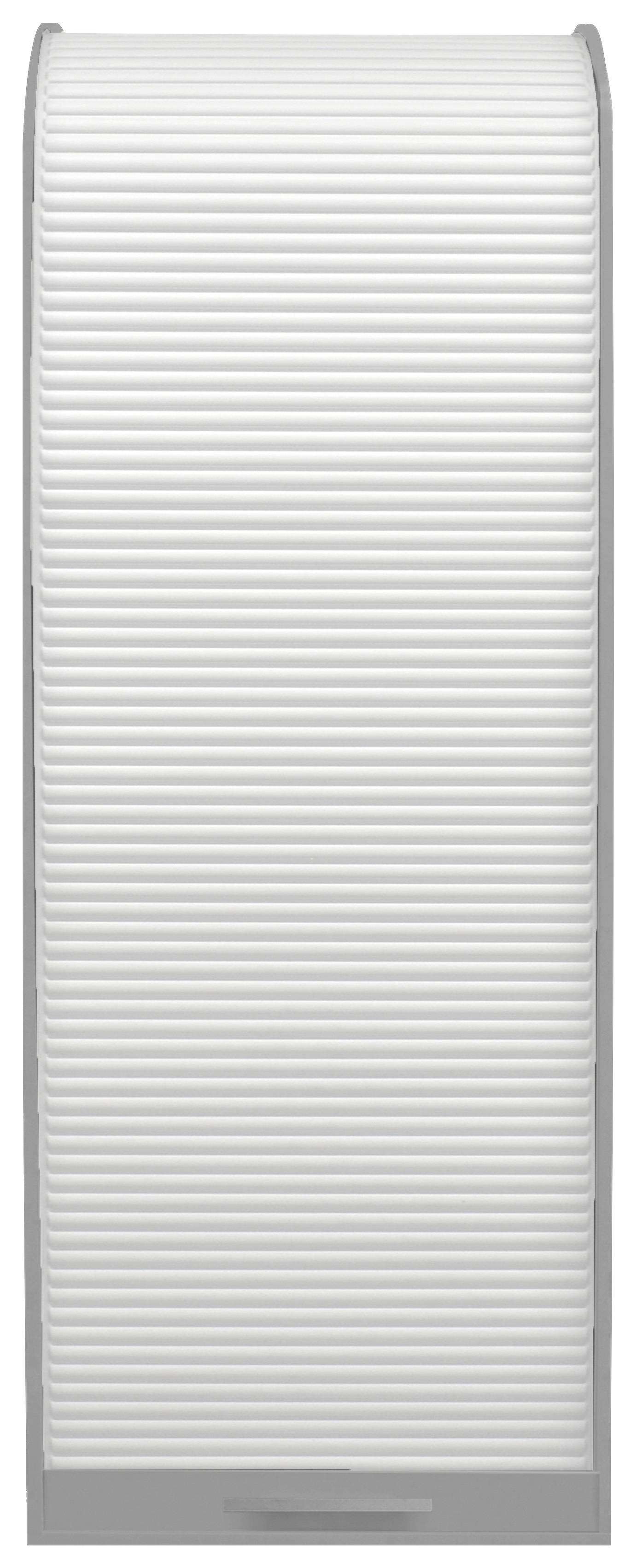 Aktenschrank Hellgrau/Weiß B: 69 cm - Hellgrau/Weiß, MODERN, Holzwerkstoff/Kunststoff (69/192/44cm) - Livetastic