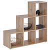 Raumteiler Pisa 3 - Eichefarben, MODERN, Holzwerkstoff (112/113/35cm)