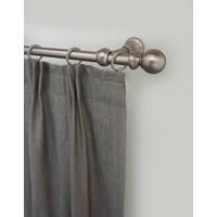 VORHANGSTANGE Nickelfarben L: 370 cm - Nickelfarben, KONVENTIONELL, Metall (370cm)