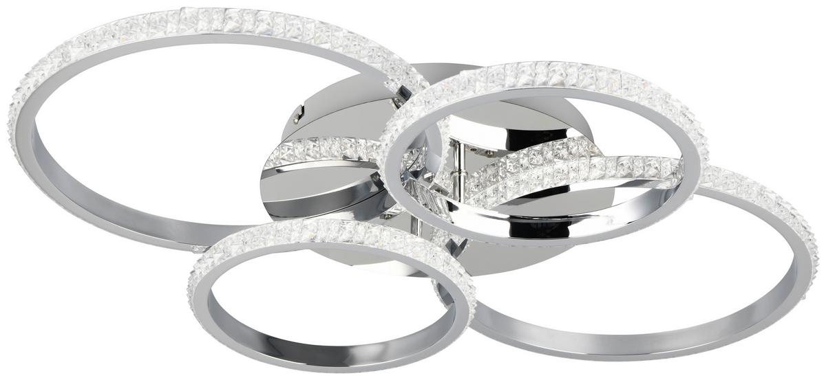 LED-Deckenleuchte R67364106  Cires - Chromfarben, Design, Metall (65,5/8,5cm)