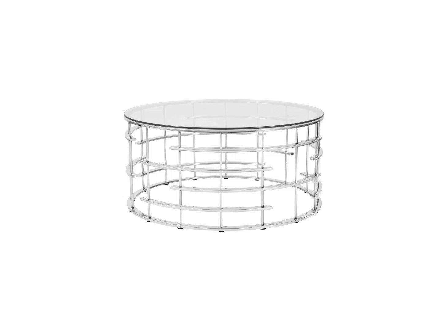 Couchtisch Goldfarben L: 90 cm - Goldfarben, Design, Glas/Metall (90/90/42cm) - Livetastic