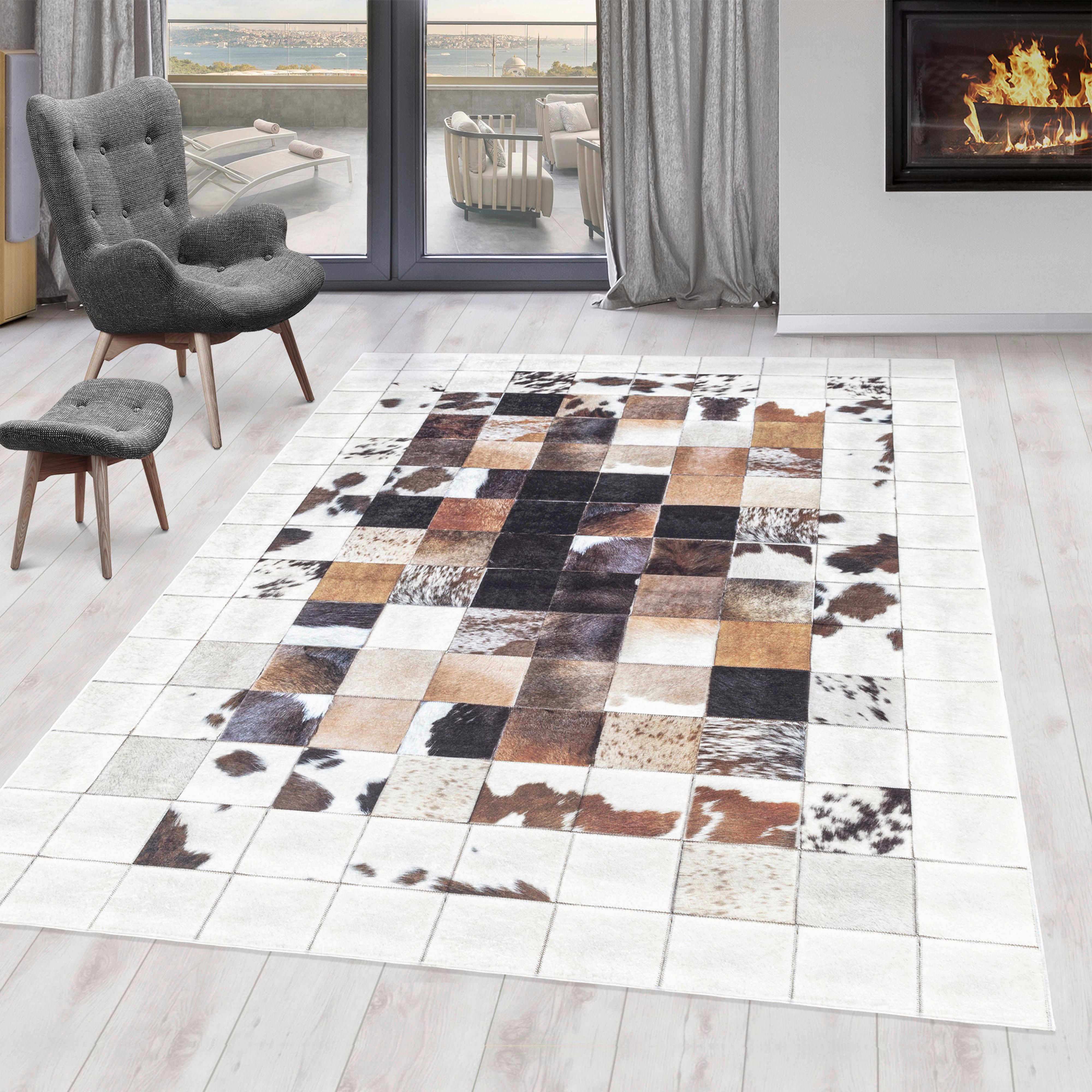 Tkaný koberec 80x150cm Fiesta - krémová, Design, textil (80/150cm) - Novel