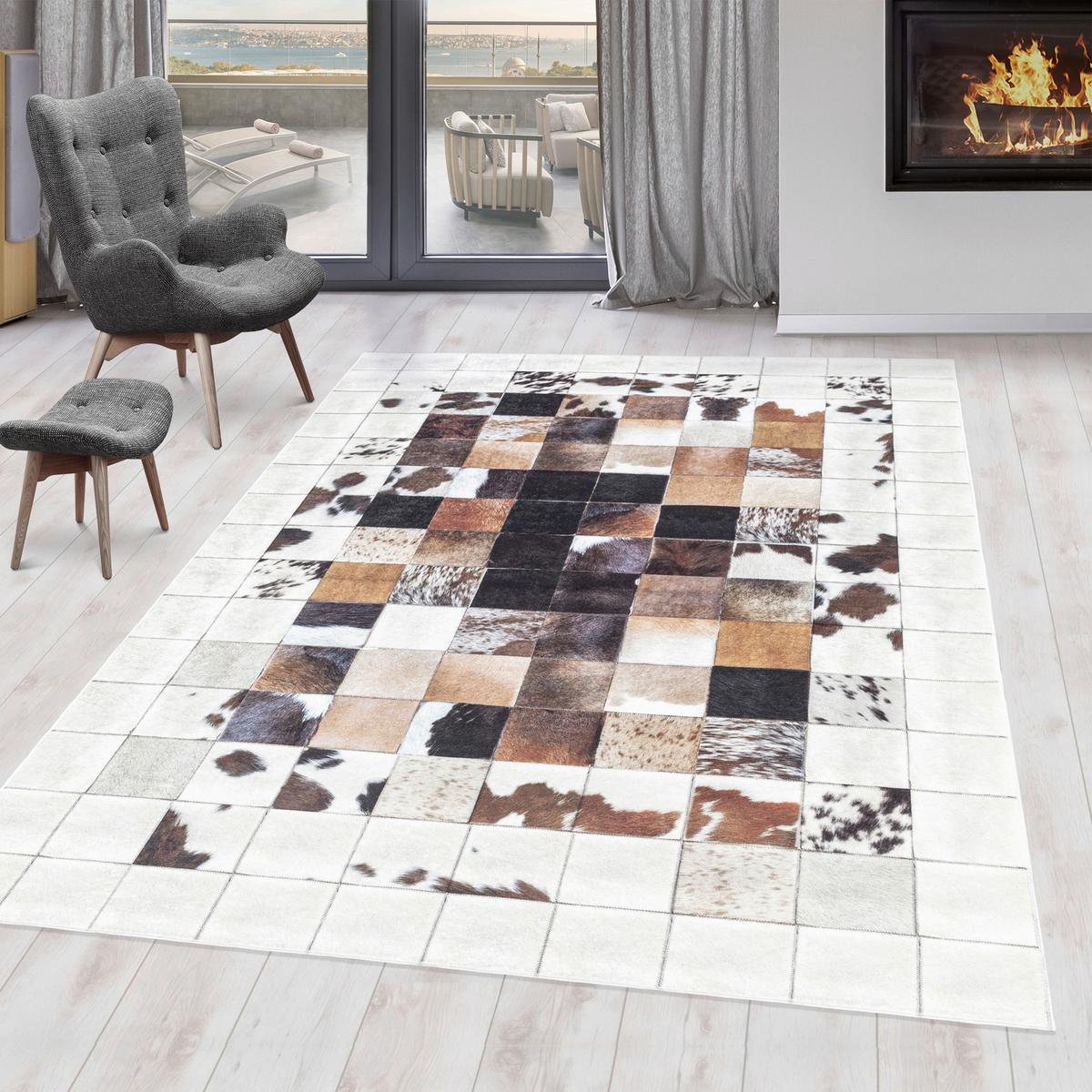 Tkaný koberec 80x150cm Fiesta - krémová, Design, textil (80/150cm) - Novel