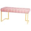 Hockerbank Rarity Altrosa, B: 47 Cm - Altrosa, Design, Kunststoff (47/48/100cm) - Kayoom
