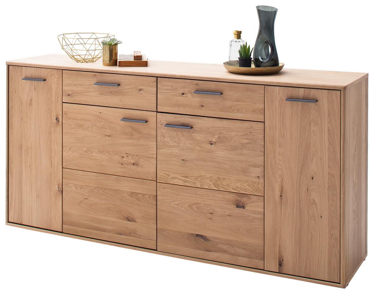 Sideboard teilmassiv B: 184 cm Portland Eichefarben - Eichefarben, Design, Holz/Holzwerkstoff (184/90/44cm) - Livetastic