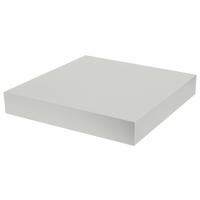 NÁSTĚNNÁ POLICE ANJA -SB- - barvy hliníku, Moderní, kompozitní dřevo (23,5/3,8/23,5cm) - Mömax