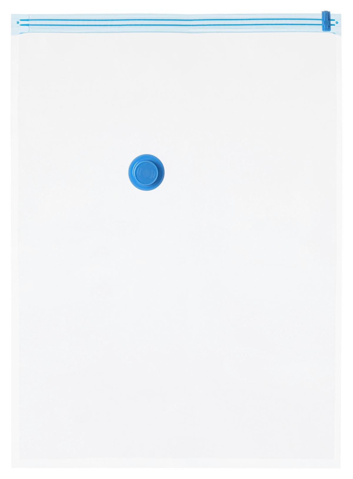 VAKUUM-AUFBEWAHRUNGSBEUTEL LUISE - Blau/Transparent, KONVENTIONELL, Kunststoff - Luca Bessoni
