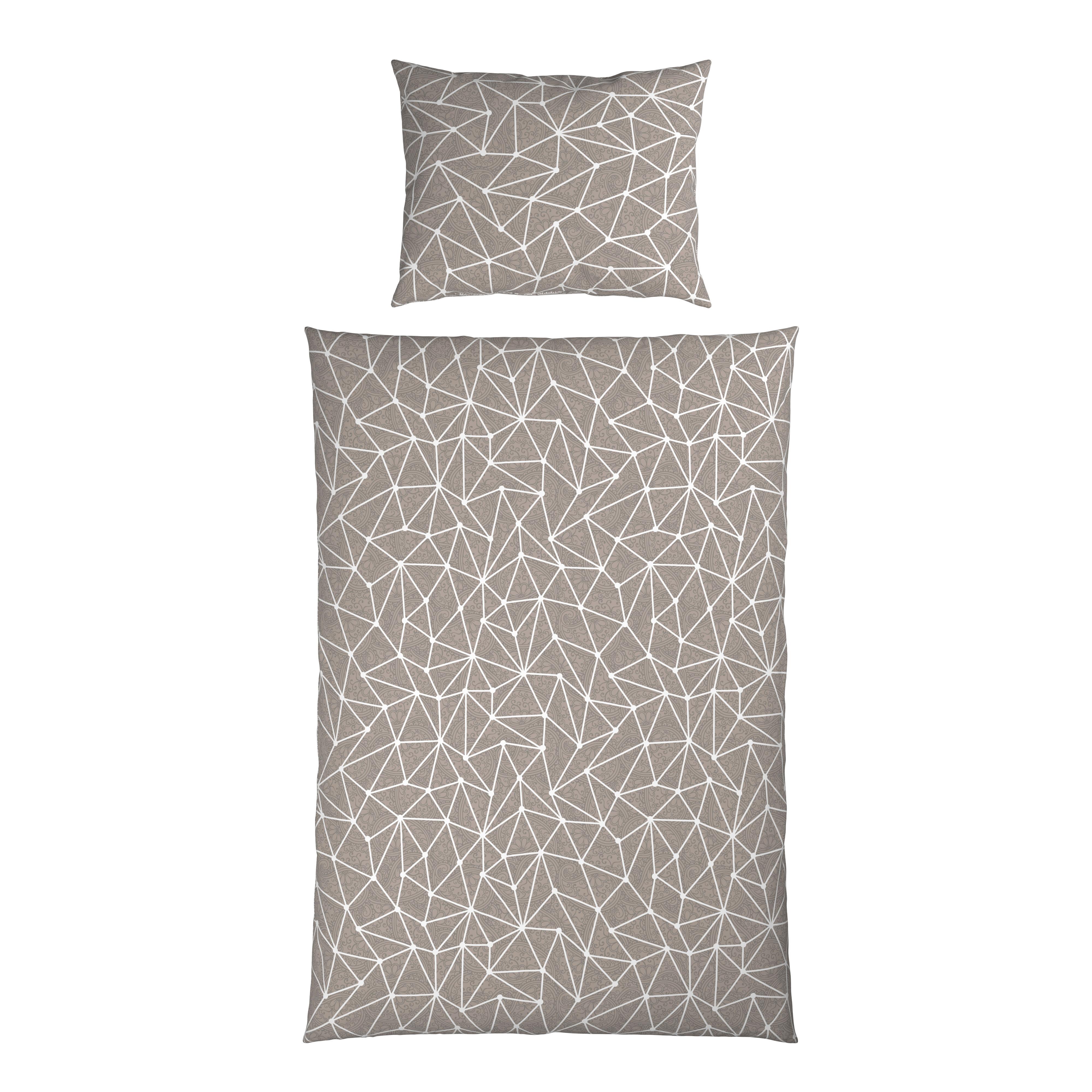Bettwäsche Vancouver - Taupe, MODERN, Textil - Luca Bessoni