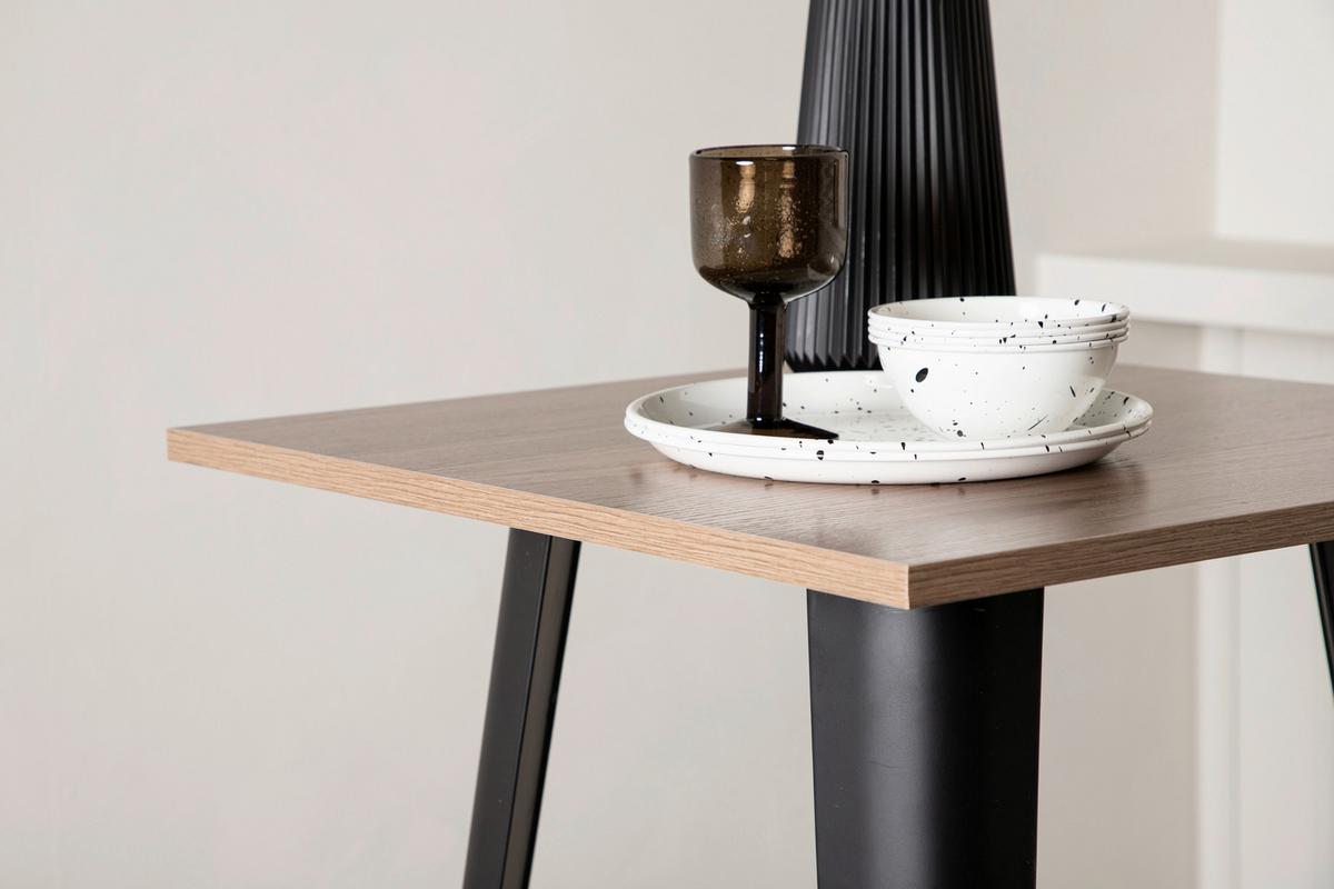 Barhocker Tempe - Beige/Schwarz, Design, Holzwerkstoff/Metall (60/105/60cm) - Livetastic