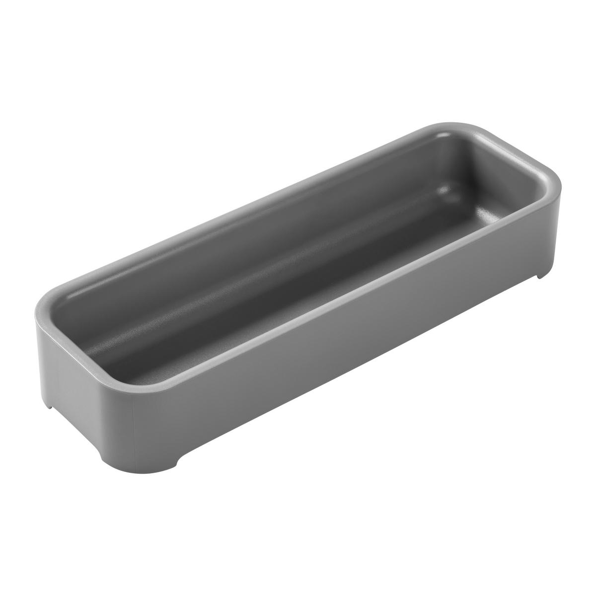 Pŕíborník LIS -EXT- - šedá, Moderní, plast (28,6/9,6/4,8cm) - Mömax