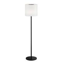 Akku-Stehleuchte Mina Weiß D: 34 cm - Schwarz/Weiß, Design, Glas/Kunststoff (34/150cm) - Schöner Wohnen