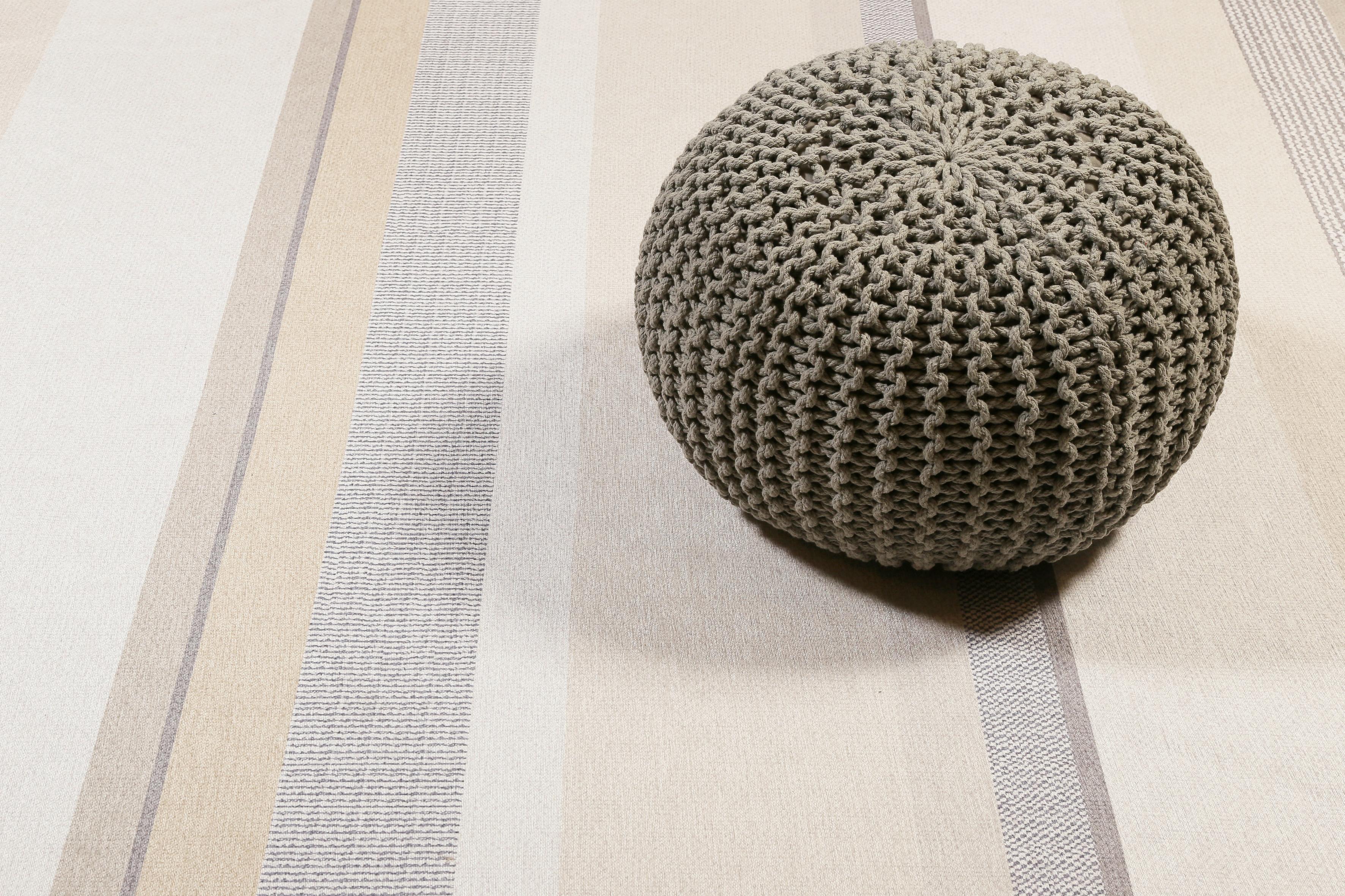 Flachwebteppich Ben Taupe/Sandfarben 130x190 cm - Taupe/Sandfarben, KONVENTIONELL, Textil (130/190cm) - Esprit