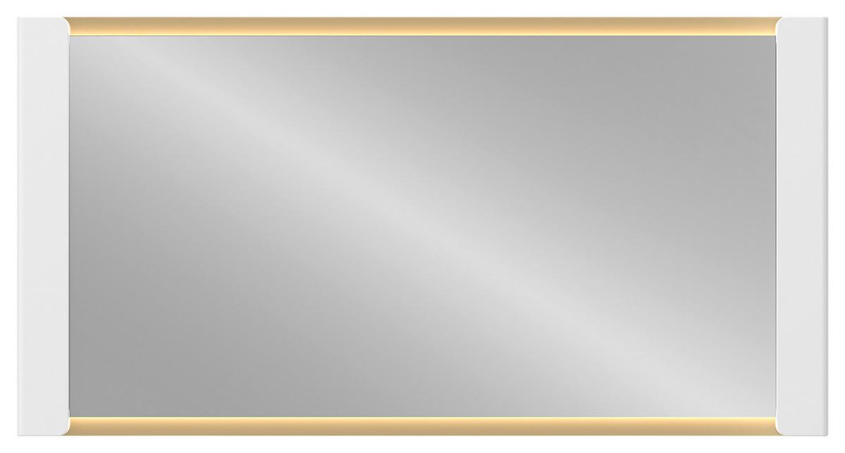 Tükör Lazio 155/80cm - arany/fehér, Trend, faalapú anyag/Üveg (155/80/3,8cm)