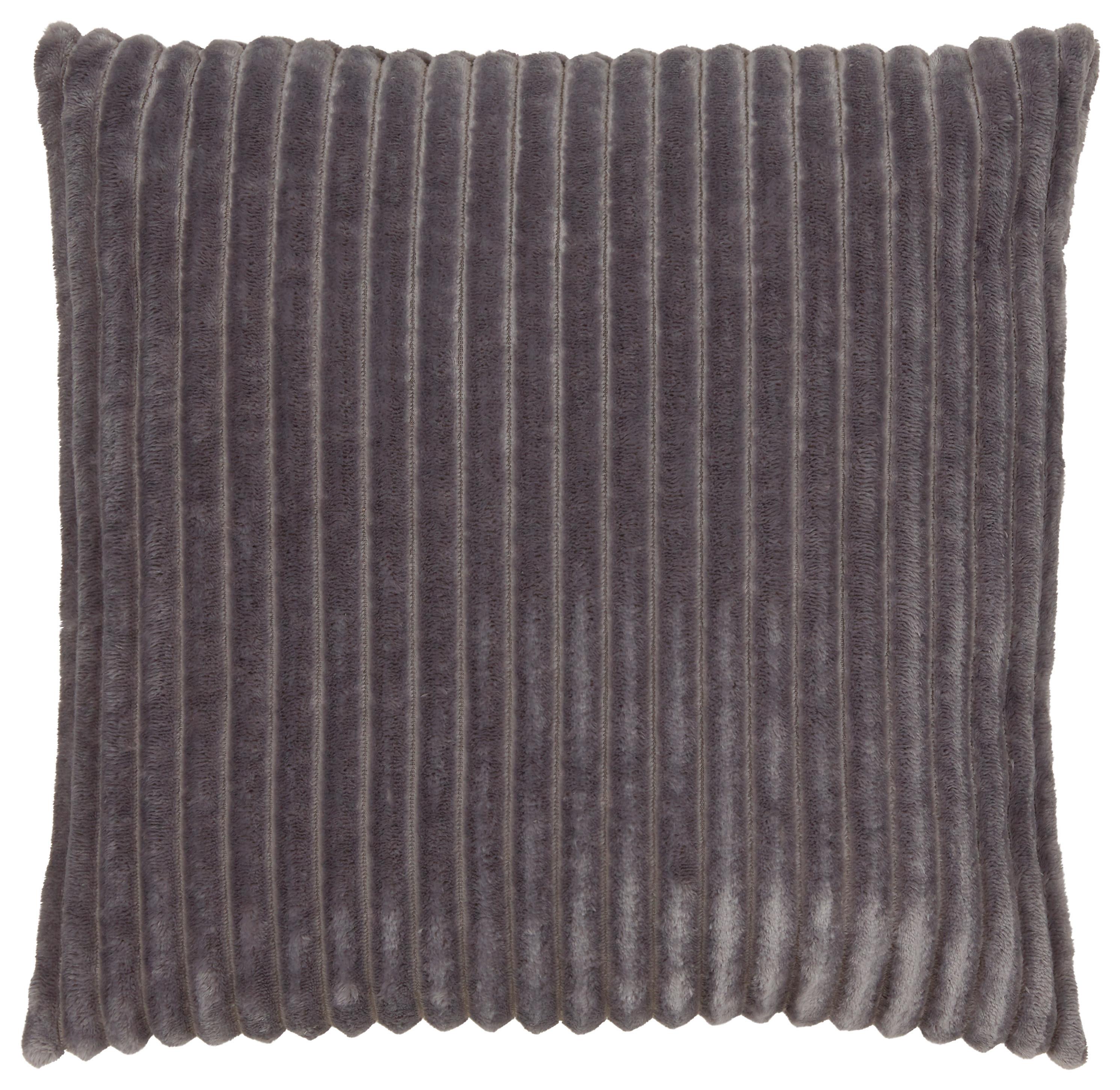 DEKORAČNÝ VANKÚŠ CORDI -TOP- - sivá, Konventionell, textil (45/45cm) - Modern Living