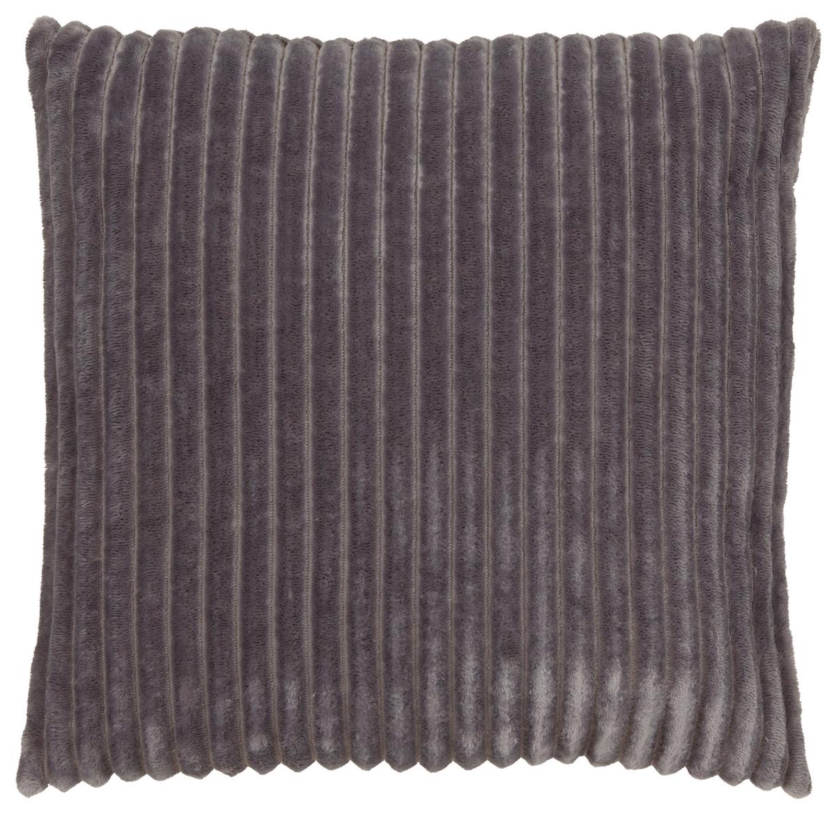 DEKORAČNÝ VANKÚŠ CORDI -TOP- - sivá, Konventionell, textil (45/45cm) - Modern Living