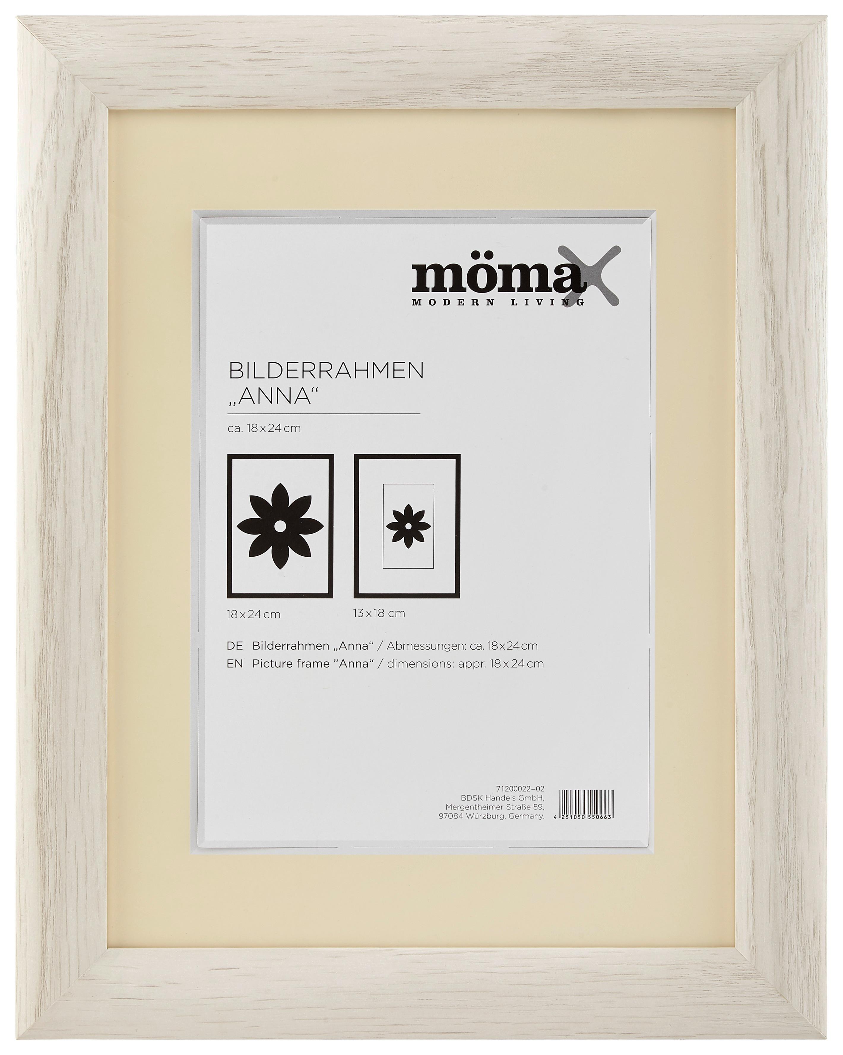 RÁM NA OBRAZY Anna 18x24 cm - bílá, dřevo (18/24cm) - Modern Living