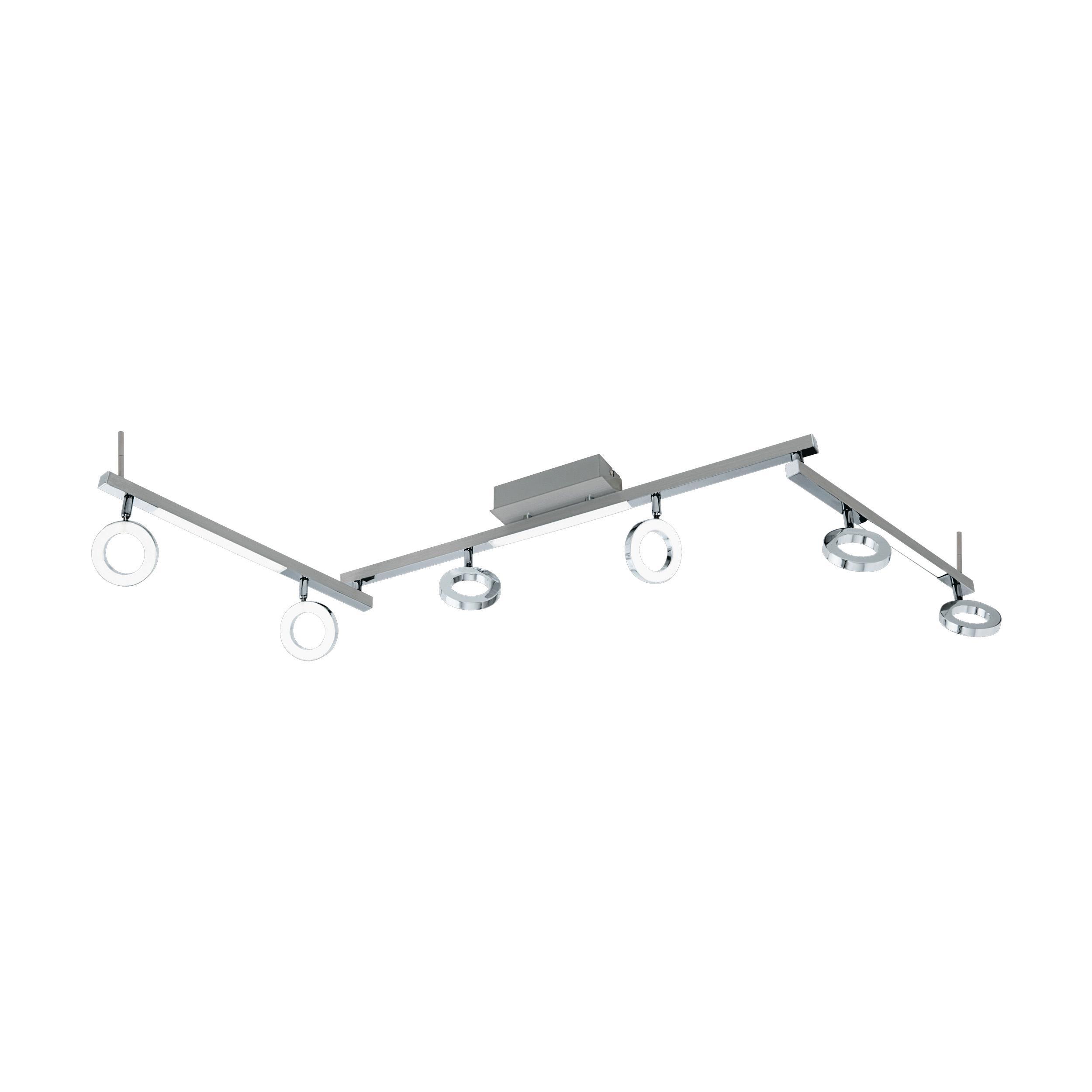 LED-Strahler Cardillio 1 - Chromfarben/Alufarben, MODERN, Kunststoff/Metall (8,5/158,5cm)