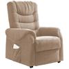 Fernsehsessel Nino Hellbraun B: 76 Cm - Hellbraun/Dunkelgrün, Design, Textil (76/106/94cm) - Livetastic