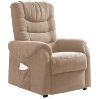 Fernsehsessel Nino Hellbraun B: 76 Cm - Hellbraun/Dunkelgrün, Design, Textil (76/106/94cm) - Livetastic