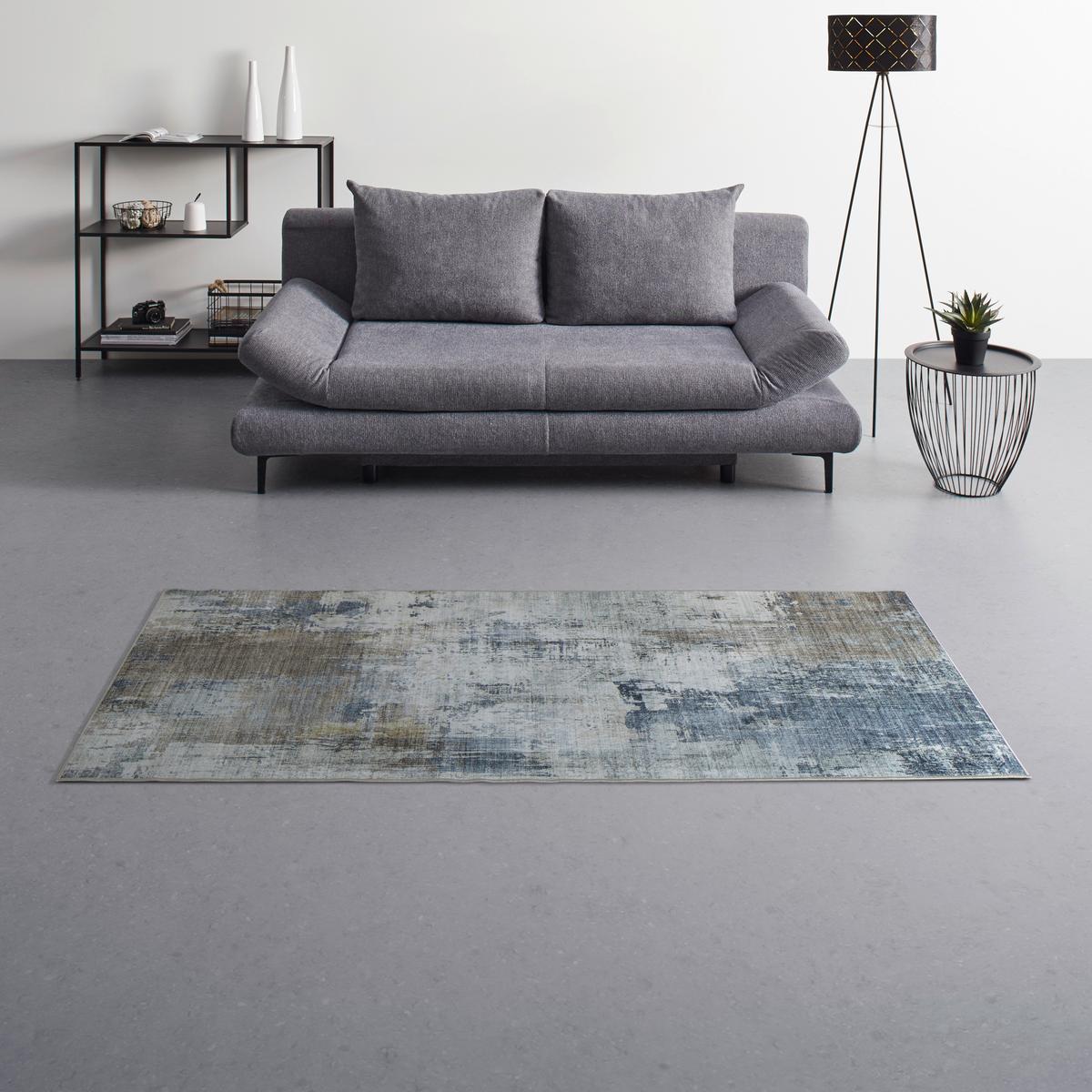 KOBEREC TKANÝ NA PLOCHO BRUCE 1 - terracotta/světle zelená, Moderní, plast (80/200cm) - Mömax
