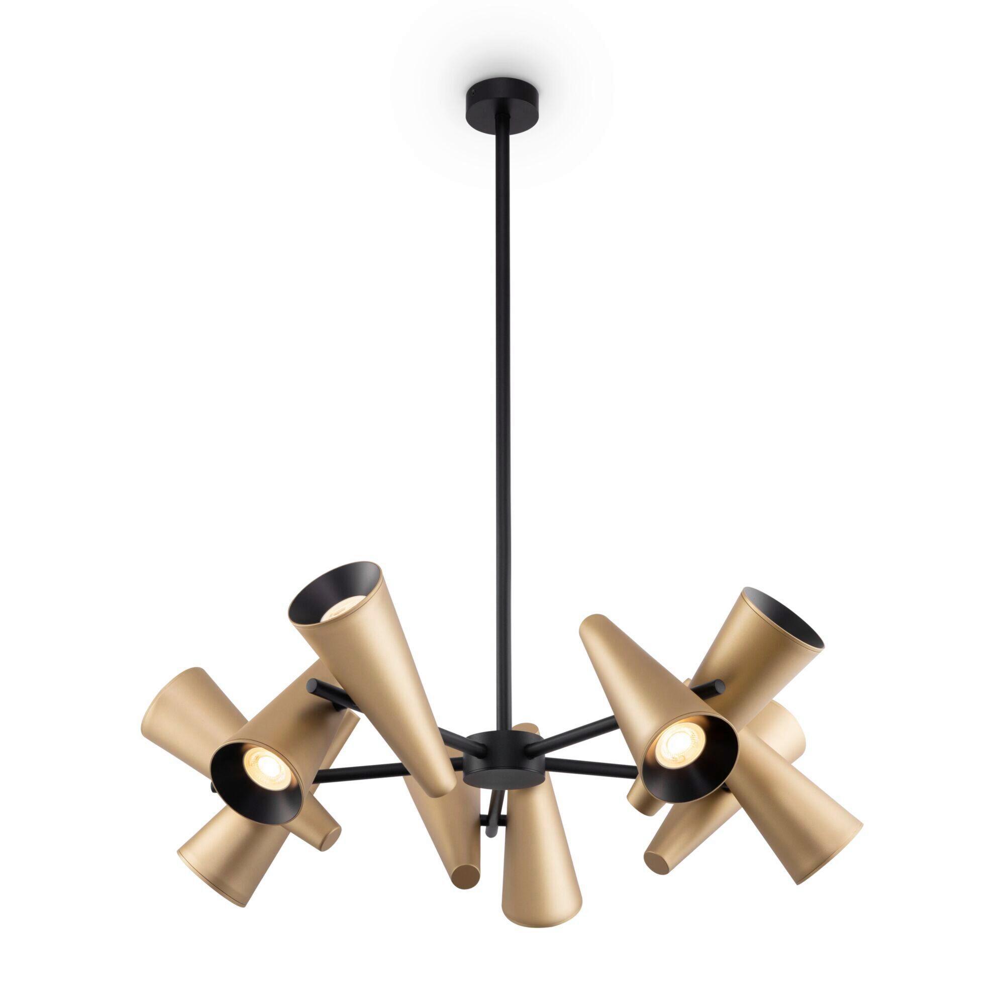 Pendelleuchte Giro - Messingfarben, Trend, Metall (69/85,6cm) - MAYTONI
