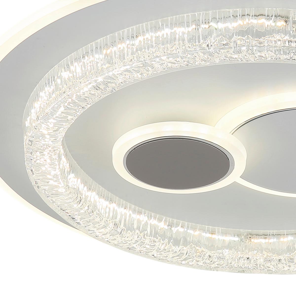 Led Mennyezeti Lámpa 41005  Kriswall - opál/fehér, Basics, műanyag/fém (49,5/6cm) - Globo
